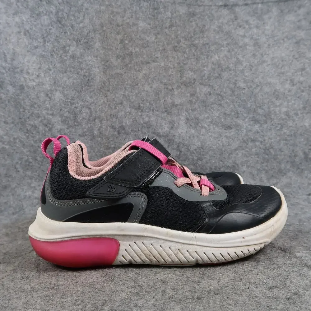 All In Motion Shoes Kids Girls 13 Athletic Trainer Running Sneaker Easy On Black